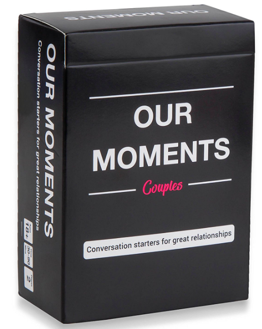 The card game packaging displayed in all its glory.