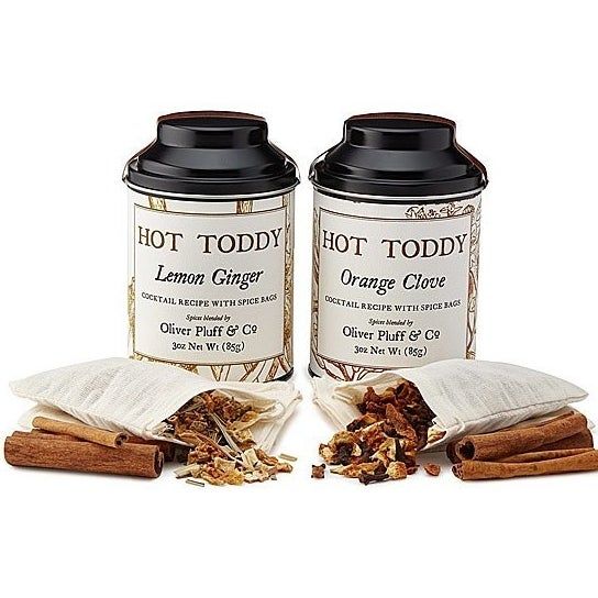 The kit featuring flavors like lemon ginger and orange clove, ready to be brewed.