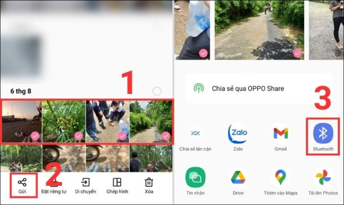 Chia sẻ tệp dữ liệu (hình ảnh, video) sang máy tính