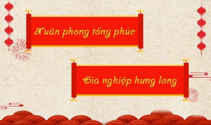 Câu đối chúc Tết chữ Hán về phát tài, phát lộc