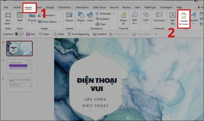 Cách đánh số trang toàn bộ bằng công cụ Header & Footer