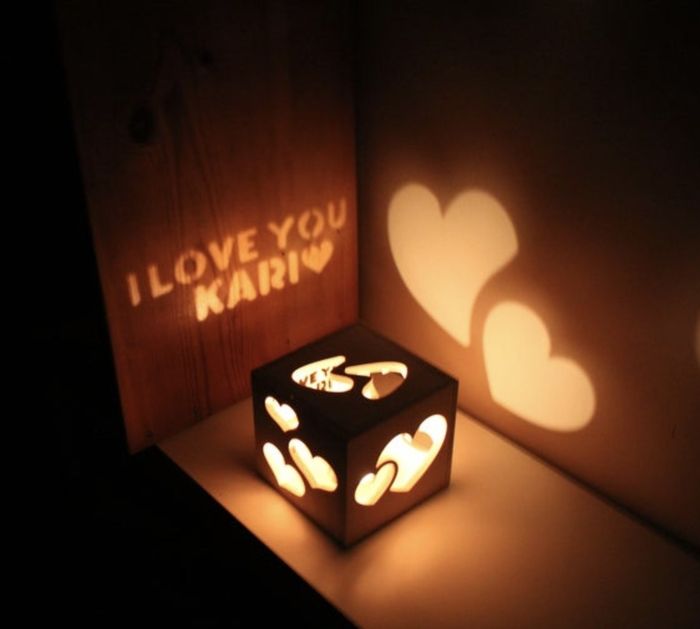 The engraved box with the words
