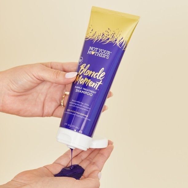 The purple shampoo