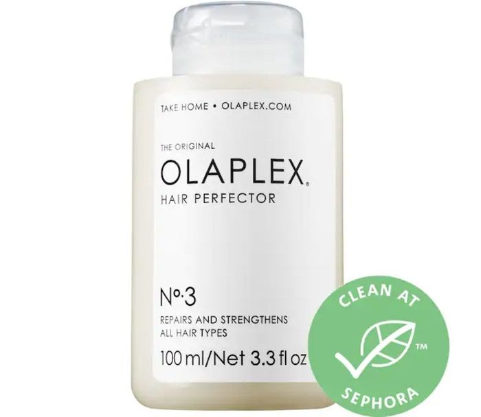 A bottle of Olaplex No. 3