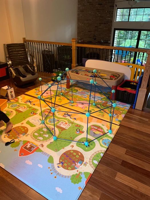 A reviewer's completed fort structure