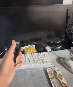 GIF of a reviewer skillfully flipping the magnets