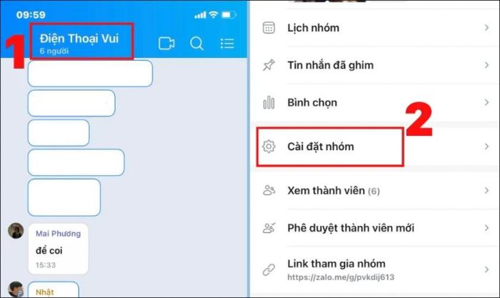 Hướng dẫn xóa nhóm chat Zalo trên Facebook