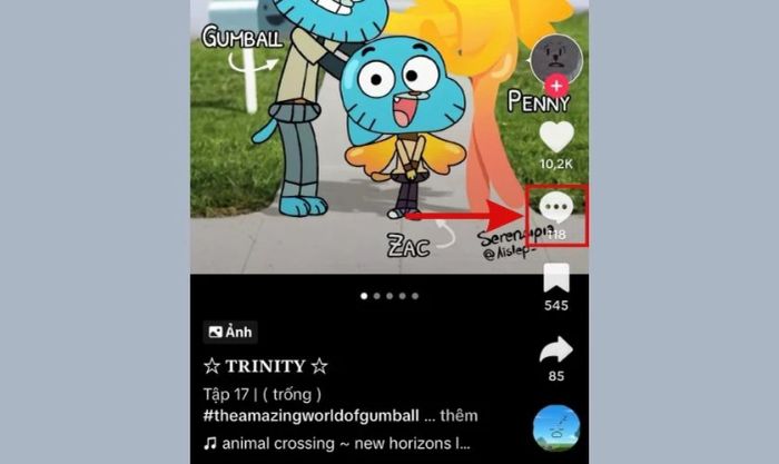 Cách thêm bình luận vào video đã repost trên TikTok