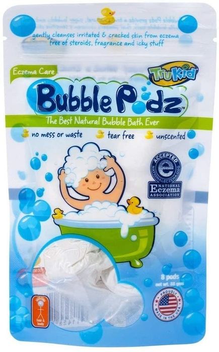 A set of the bubble bath pods