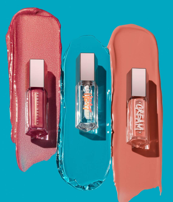 A close-up of the gloss outside of its gift box
