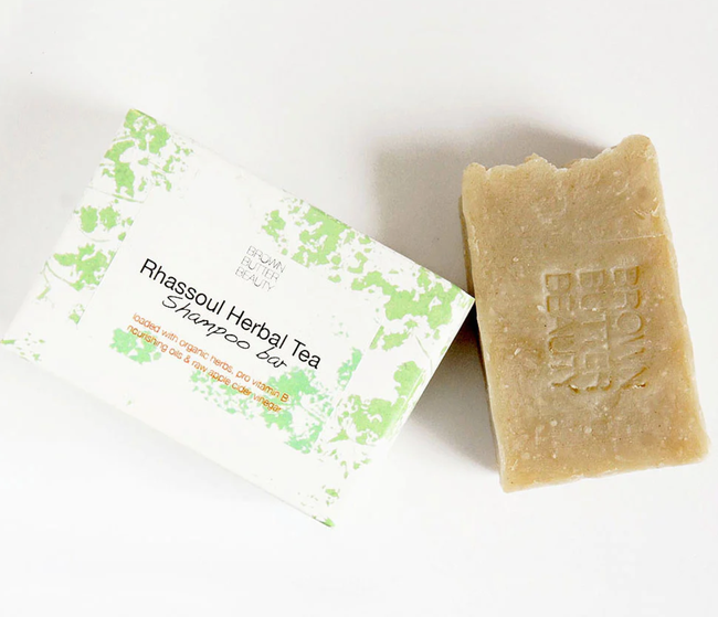 White and green product box labeled with the brand's name.