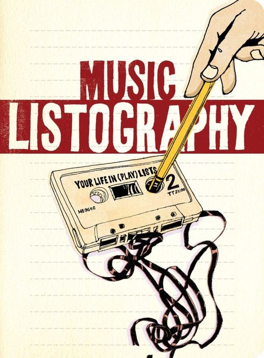 The cover of the Music Listography book