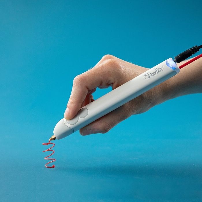 A pen that creates doodles in three dimensions