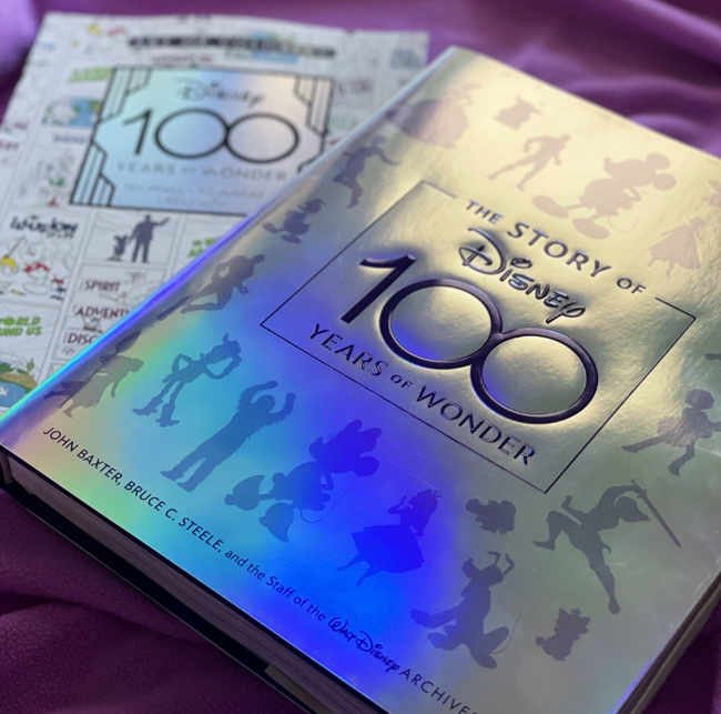 the cover of a Disney 100 Years of Wonder book