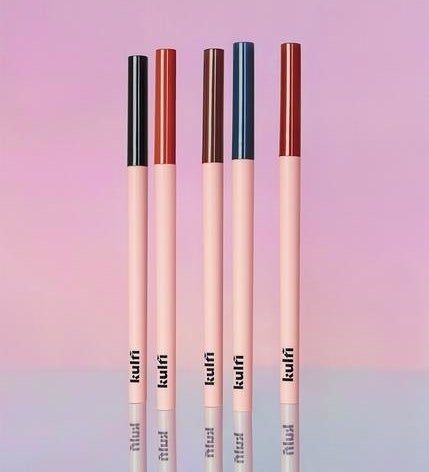 A set of five eye pencils.