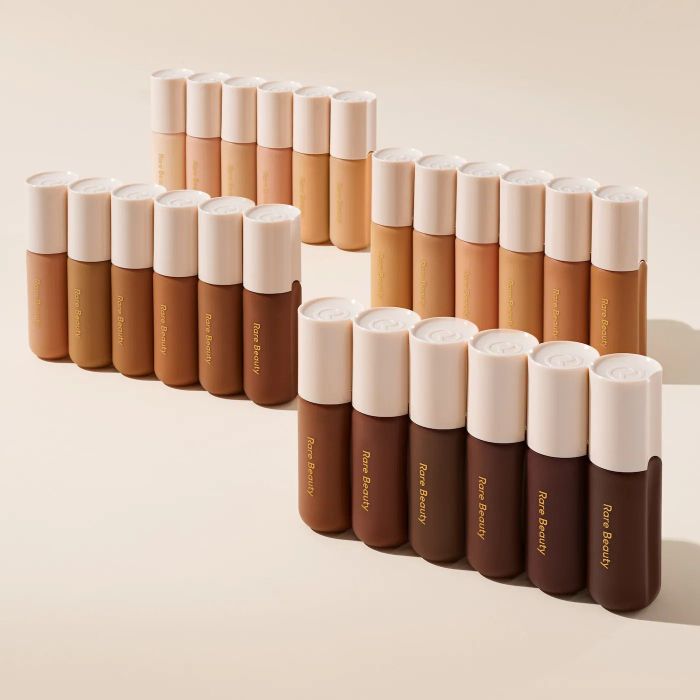 visual representation of all available hues in the tinted moisturizer line