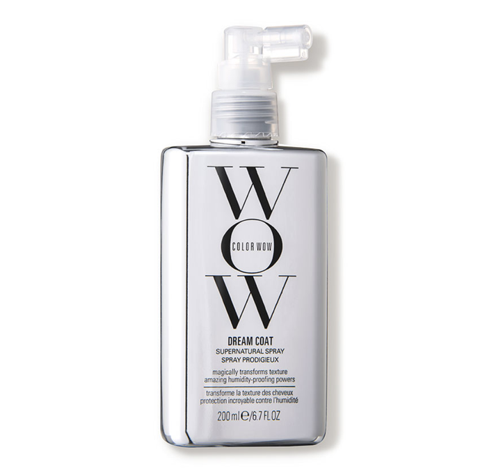 A silver bottle of the spray