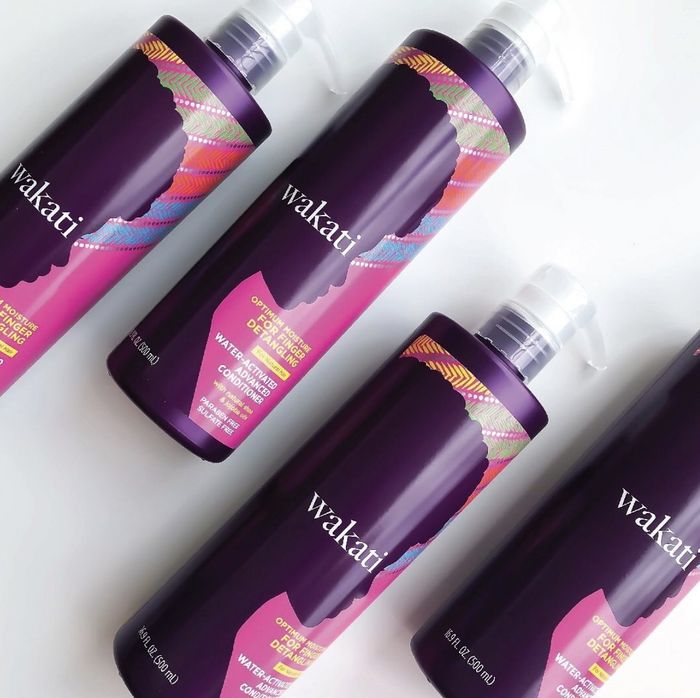 A set of detangling conditioner bottles