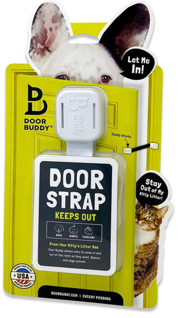 The white door strap shown in detail