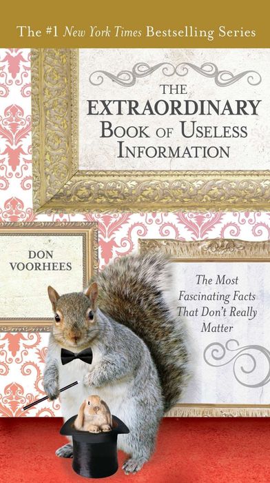 The cover of 'The Extraordinary Book of Useless Information'