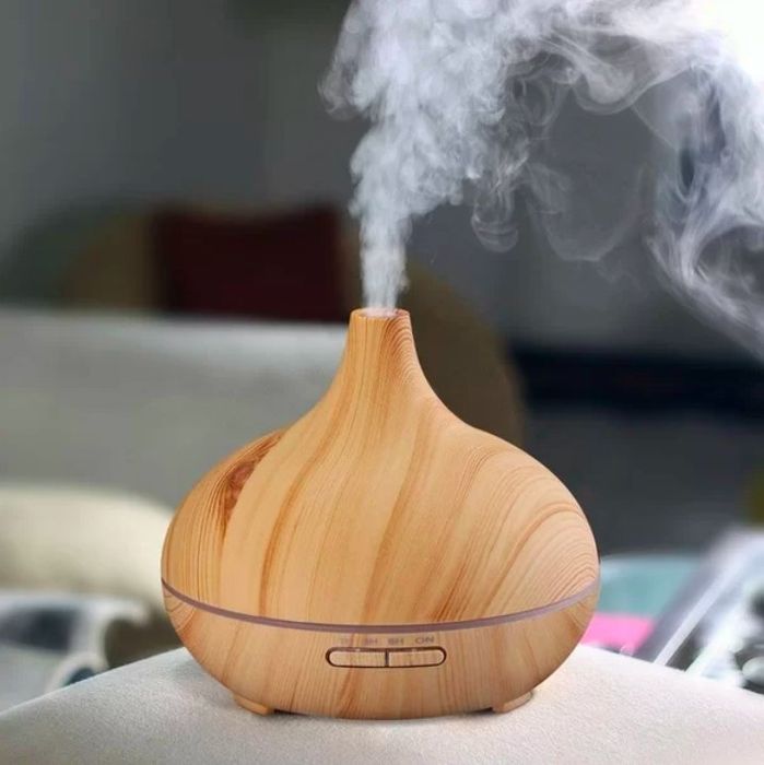 Wooden diffuser, blending natural aesthetics with functionality.