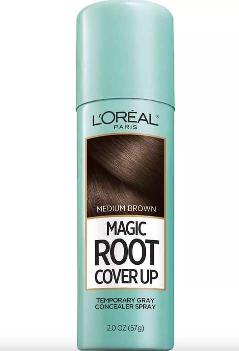 A can of root touch-up spray