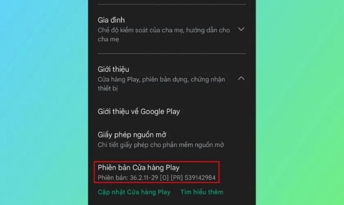 Cập nhật ứng dụng CH Play nhanh chóng
