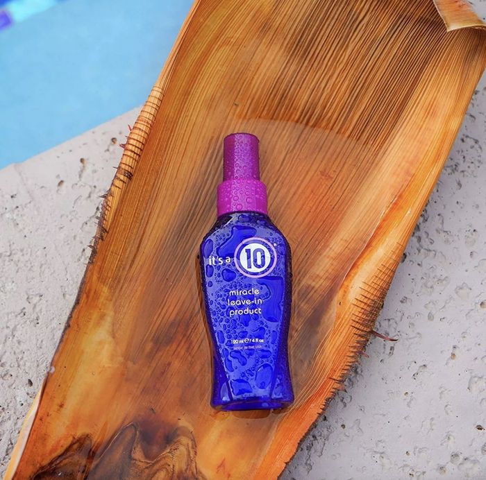 A bottle of leave-in treatment
