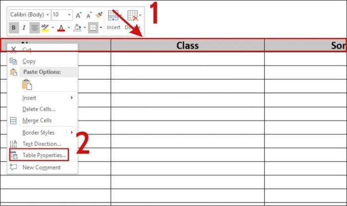 Cách tắt lặp tiêu đề trong Word