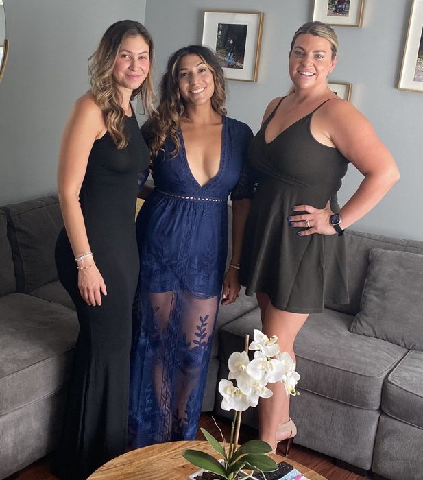 A different reviewer showcasing the same lace romper.