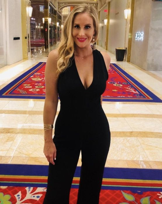 A reviewer rocking the jumpsuit
