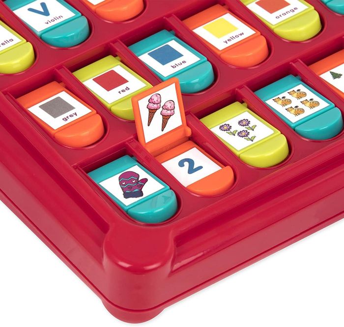 a flip-up tile featuring two ice cream cones and the number two