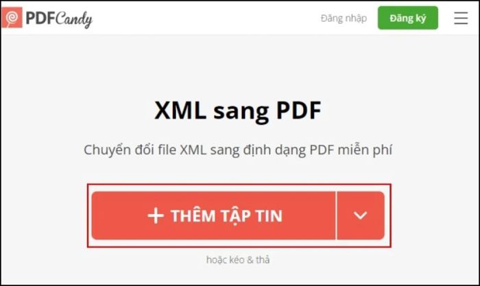 Hướng dẫn chuyển đổi tệp XML sang PDF