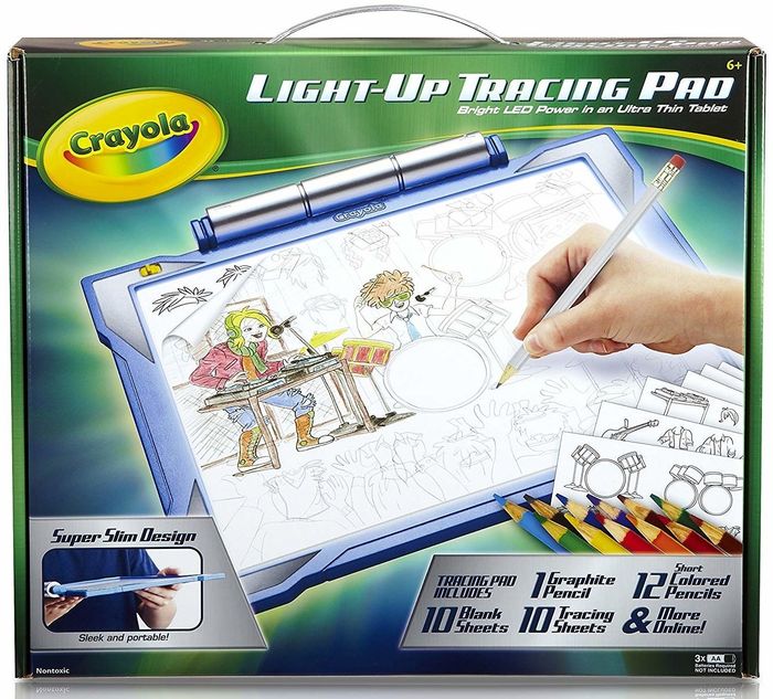 the box for the tracing pad