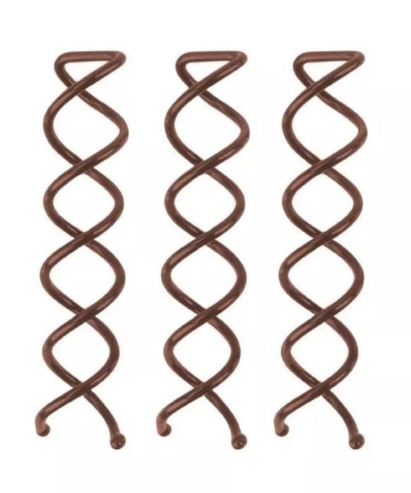 A three-pack of bun twists