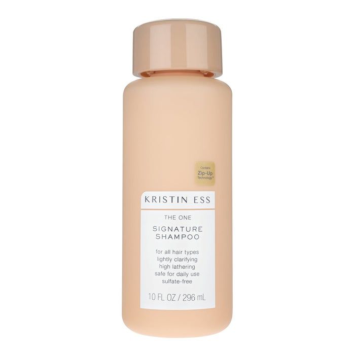 the shampoo bottle