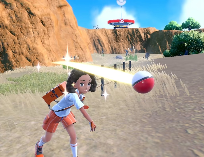 A screenshot from Pokémon Scarlet and Violet gameplay