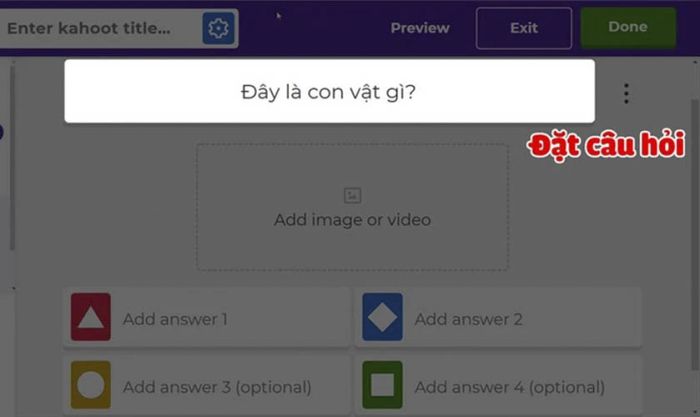 Nhập nội dung câu hỏi cần tạo