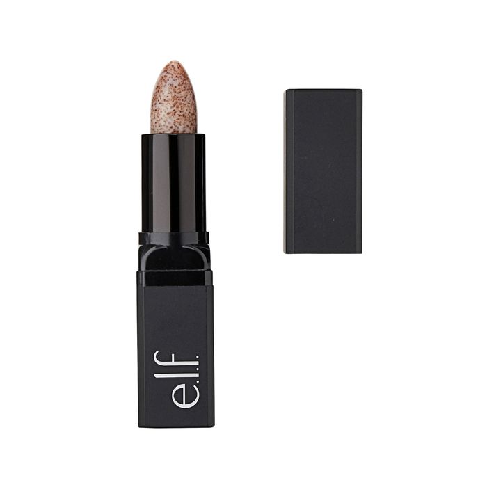 The lip scrub is shown in its packaging.