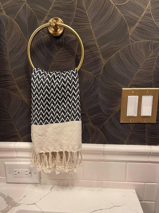 Reviewer image of the plush towel