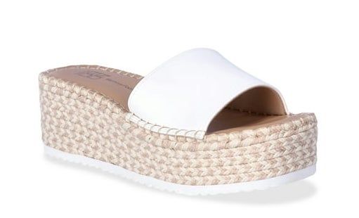 The shoe in white