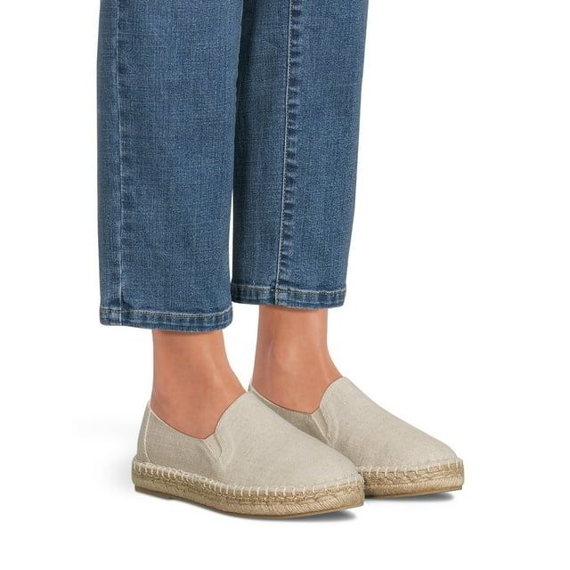 The shoes in grey