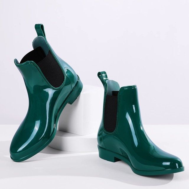 The boots in green