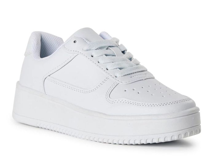 A classic white sneaker.