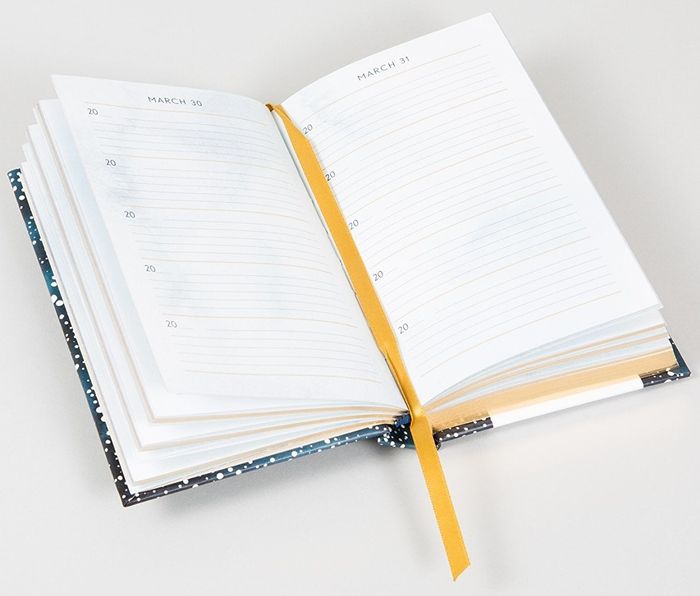 A glimpse into the interior of the journal