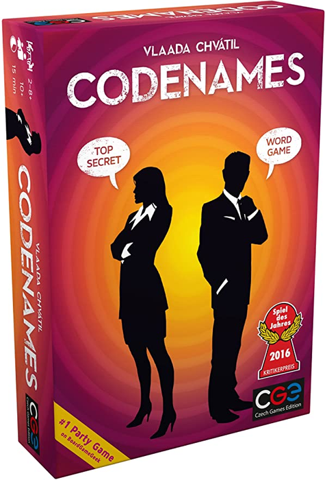 the artwork on the Codenames box 