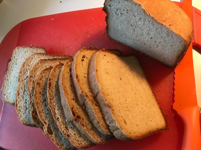 A reviewer’s freshly baked loaf of bread.