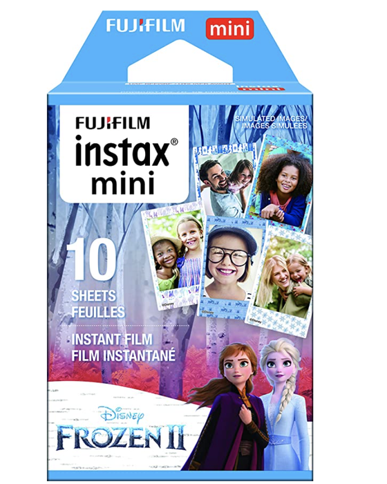 a box of Frozen 2-themed polaroid film