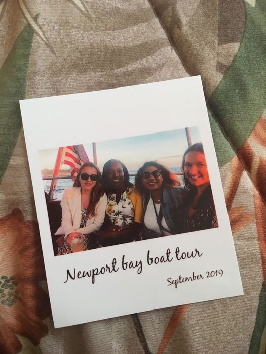 A printed photo labeled