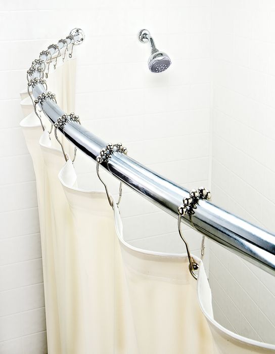 an adjustable shower curtain rod